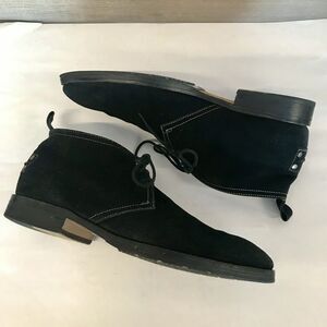 Gordon Rush Sydney Black Suede Leather Ankle Lace Up Chukka Boots Men’s Size 8